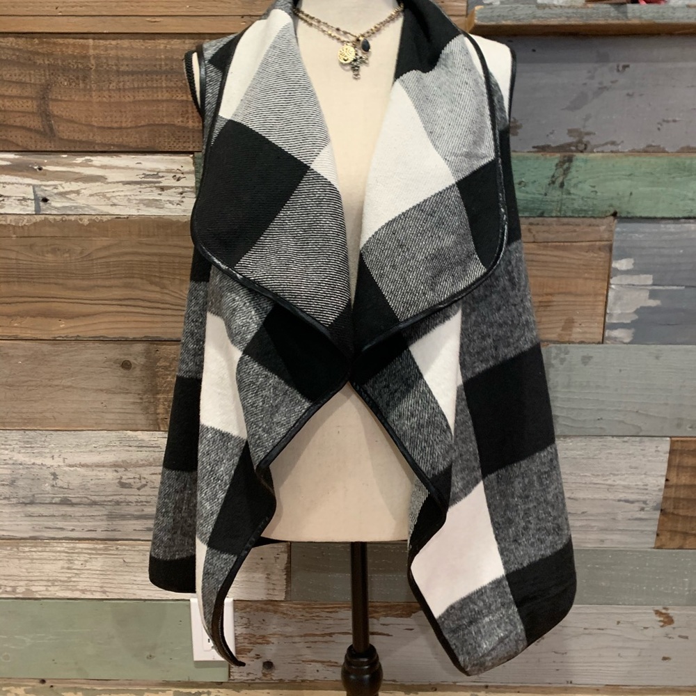 Checked Vest - image 3